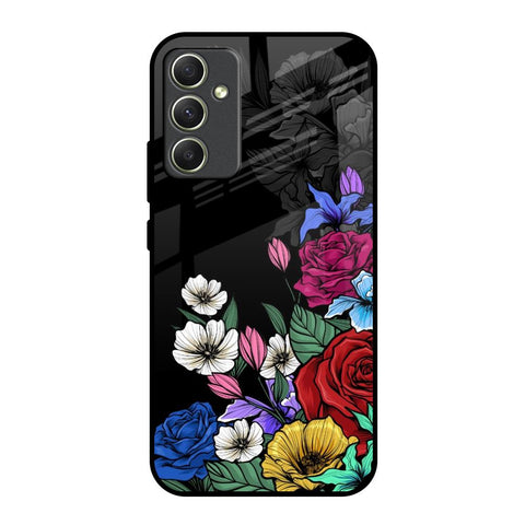 Rose Flower Bunch Art Samsung Galaxy A34 5G Glass Back Cover Online