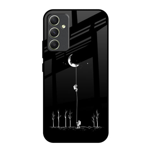 Catch the Moon Samsung Galaxy A34 5G Glass Back Cover Online