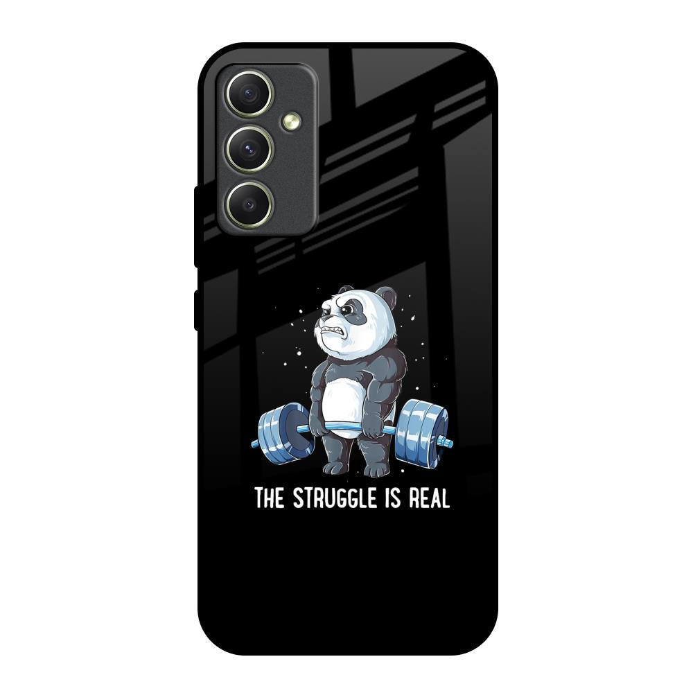 Real Struggle Samsung Galaxy A34 5G Glass Back Cover Online