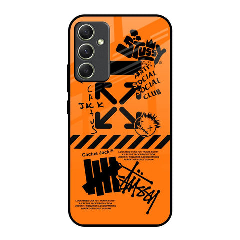 Anti Social Club Samsung Galaxy A34 5G Glass Back Cover Online