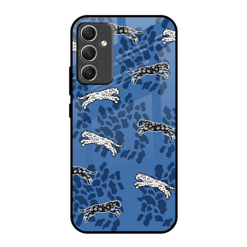 Blue Cheetah Samsung Galaxy A34 5G Glass Back Cover Online