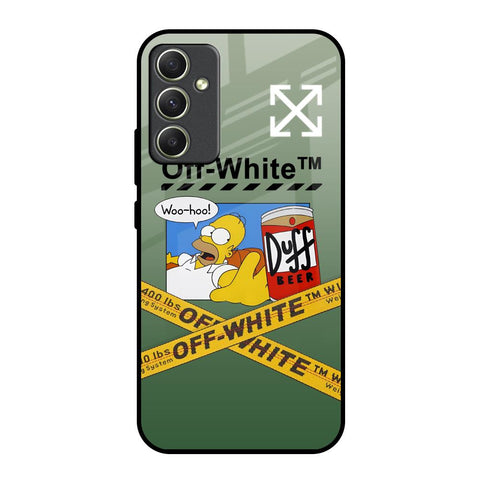 Duff Beer Samsung Galaxy A34 5G Glass Back Cover Online