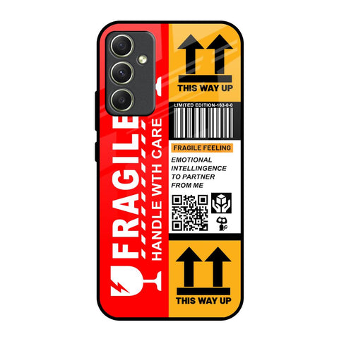 Handle With Care Samsung Galaxy A34 5G Glass Back Cover Online