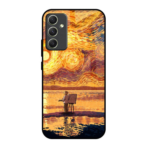 Sunset Vincent Samsung Galaxy A34 5G Glass Back Cover Online