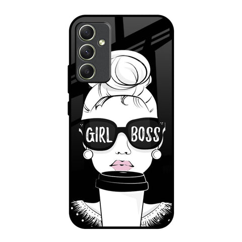 Girl Boss Samsung Galaxy A34 5G Glass Back Cover Online
