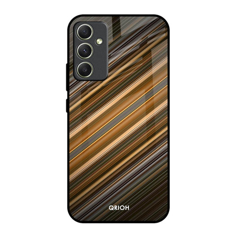 Diagonal Slash Pattern Samsung Galaxy A34 5G Glass Back Cover Online