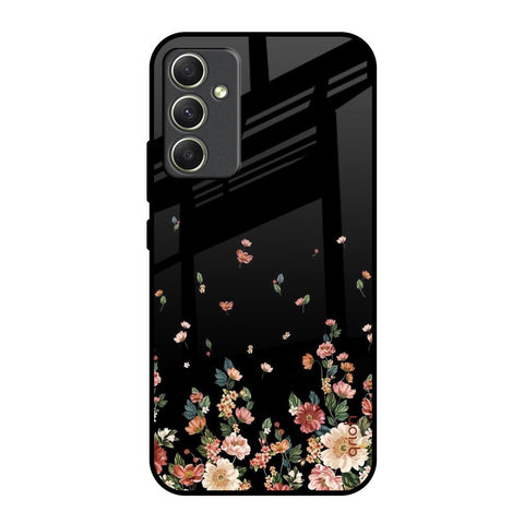 Floating Floral Print Samsung Galaxy A34 5G Glass Back Cover Online