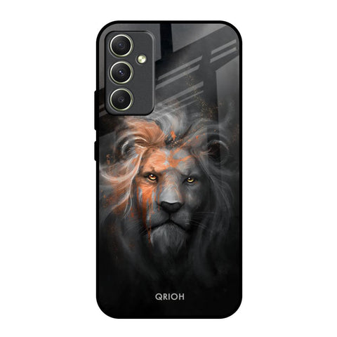 Devil Lion Samsung Galaxy A34 5G Glass Back Cover Online