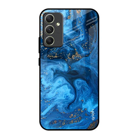 Gold Sprinkle Samsung Galaxy A34 5G Glass Back Cover Online