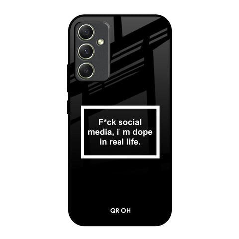 Dope In Life Samsung Galaxy A34 5G Glass Back Cover Online