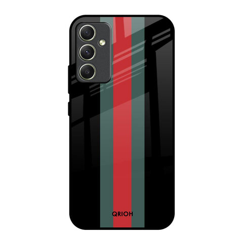 Vertical Stripes Samsung Galaxy A34 5G Glass Back Cover Online