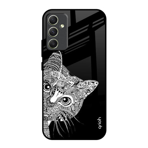 Kitten Mandala Samsung Galaxy A34 5G Glass Back Cover Online