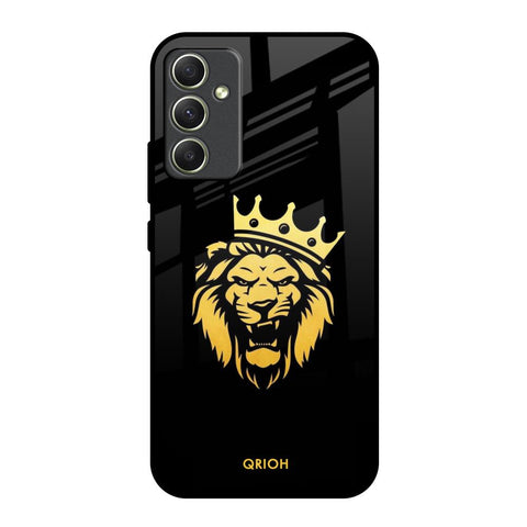 Lion The King Samsung Galaxy A34 5G Glass Back Cover Online
