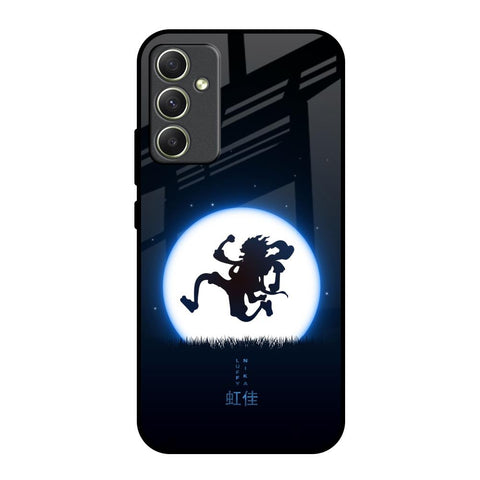 Luffy Nika Samsung Galaxy A34 5G Glass Back Cover Online