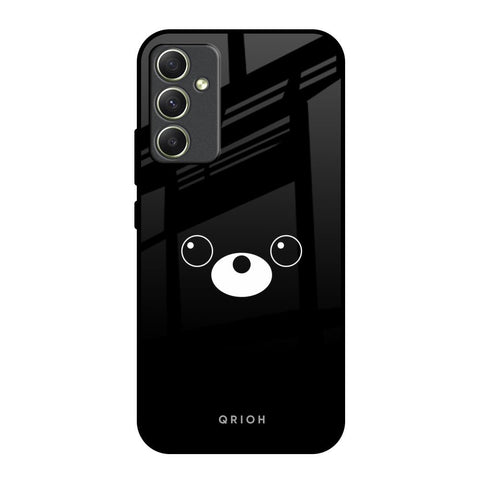 Cute Bear Samsung Galaxy A34 5G Glass Back Cover Online