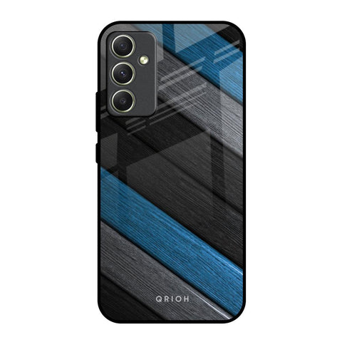 Multicolor Wooden Effect Samsung Galaxy A34 5G Glass Back Cover Online