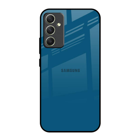 Cobalt Blue Samsung Galaxy A34 5G Glass Back Cover Online