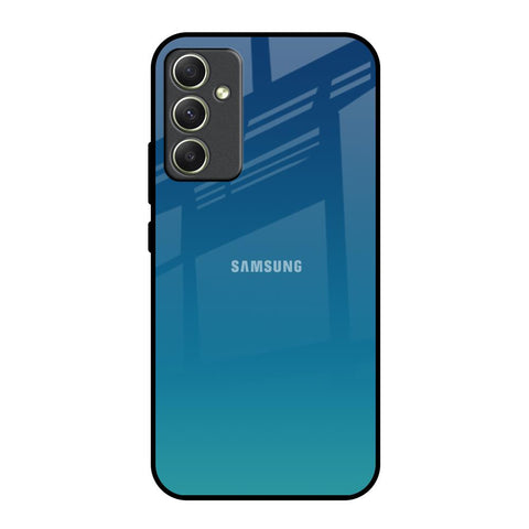 Celestial Blue Samsung Galaxy A34 5G Glass Back Cover Online