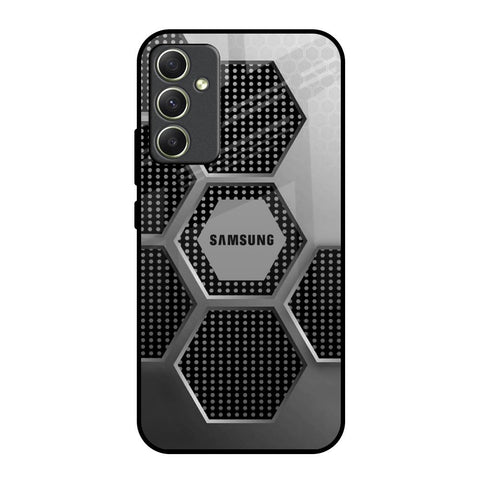 Hexagon Style Samsung Galaxy A34 5G Glass Back Cover Online