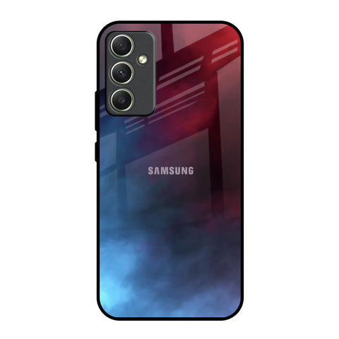Smokey Watercolor Samsung Galaxy A34 5G Glass Back Cover Online
