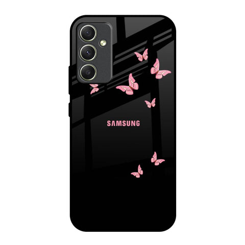 Fly Butterfly Samsung Galaxy A34 5G Glass Back Cover Online