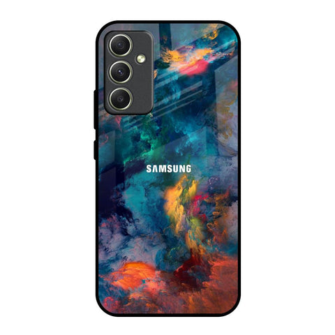 Colored Storm Samsung Galaxy A34 5G Glass Back Cover Online