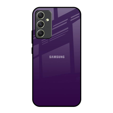 Dark Purple Samsung Galaxy A34 5G Glass Back Cover Online