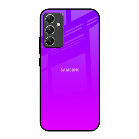 Purple Pink Samsung Galaxy A34 5G Glass Back Cover Online