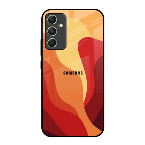 Magma Color Pattern Samsung Galaxy A34 5G Glass Back Cover Online