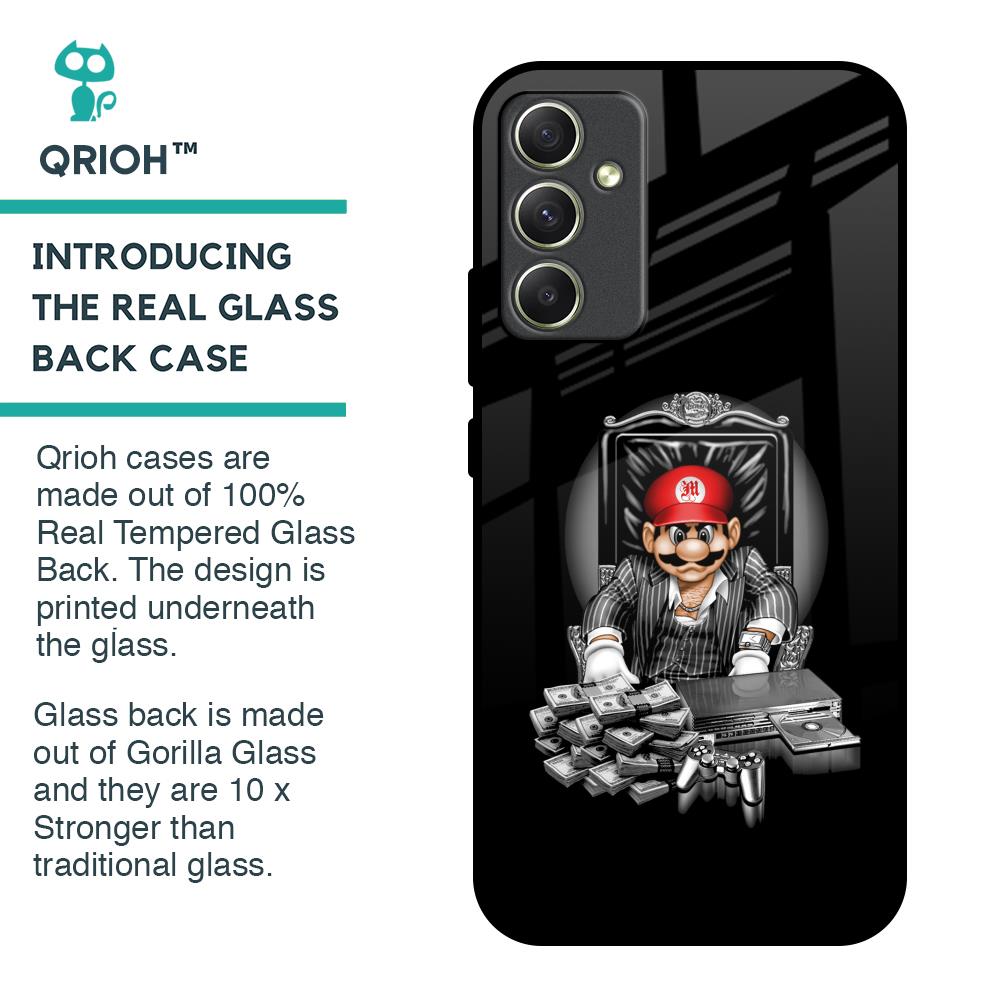 Dark Secret Glass Case for Samsung Galaxy A34 5G