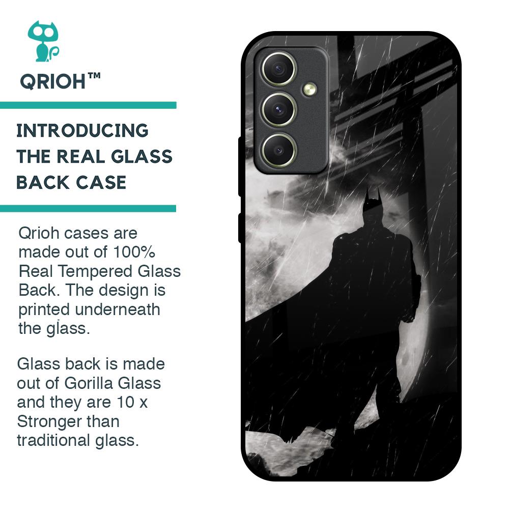 Dark Warrior Hero Glass Case for Samsung Galaxy A34 5G