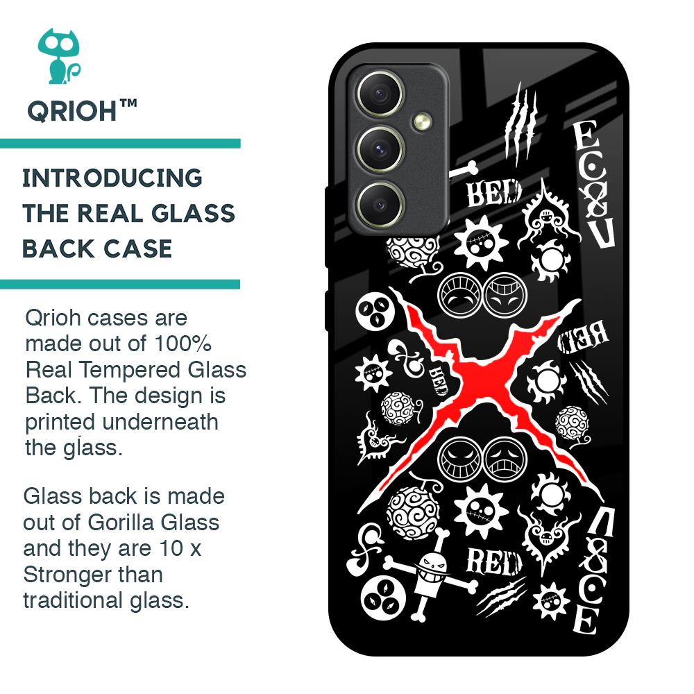 Red Zone Glass Case for Samsung Galaxy A34 5G