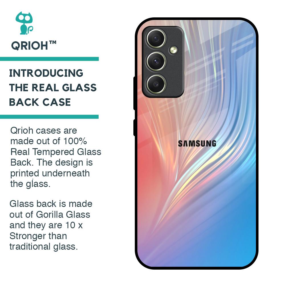 Mystic Aurora Glass Case for Samsung Galaxy A34 5G