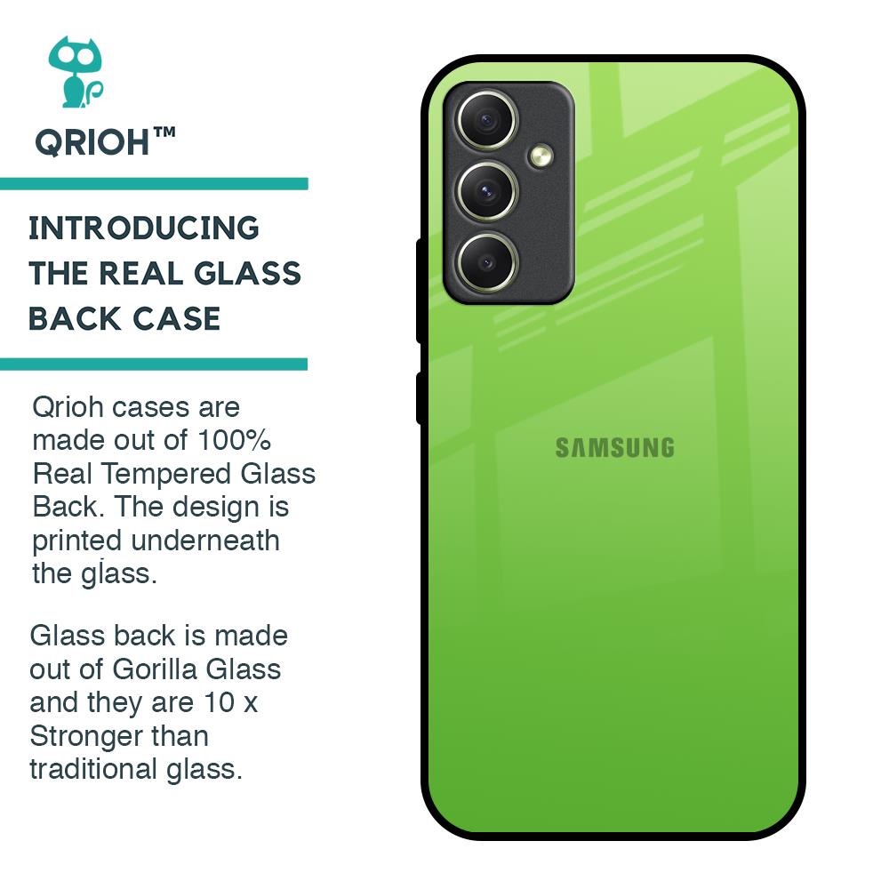 Paradise Green Glass Case For Samsung Galaxy A34 5G