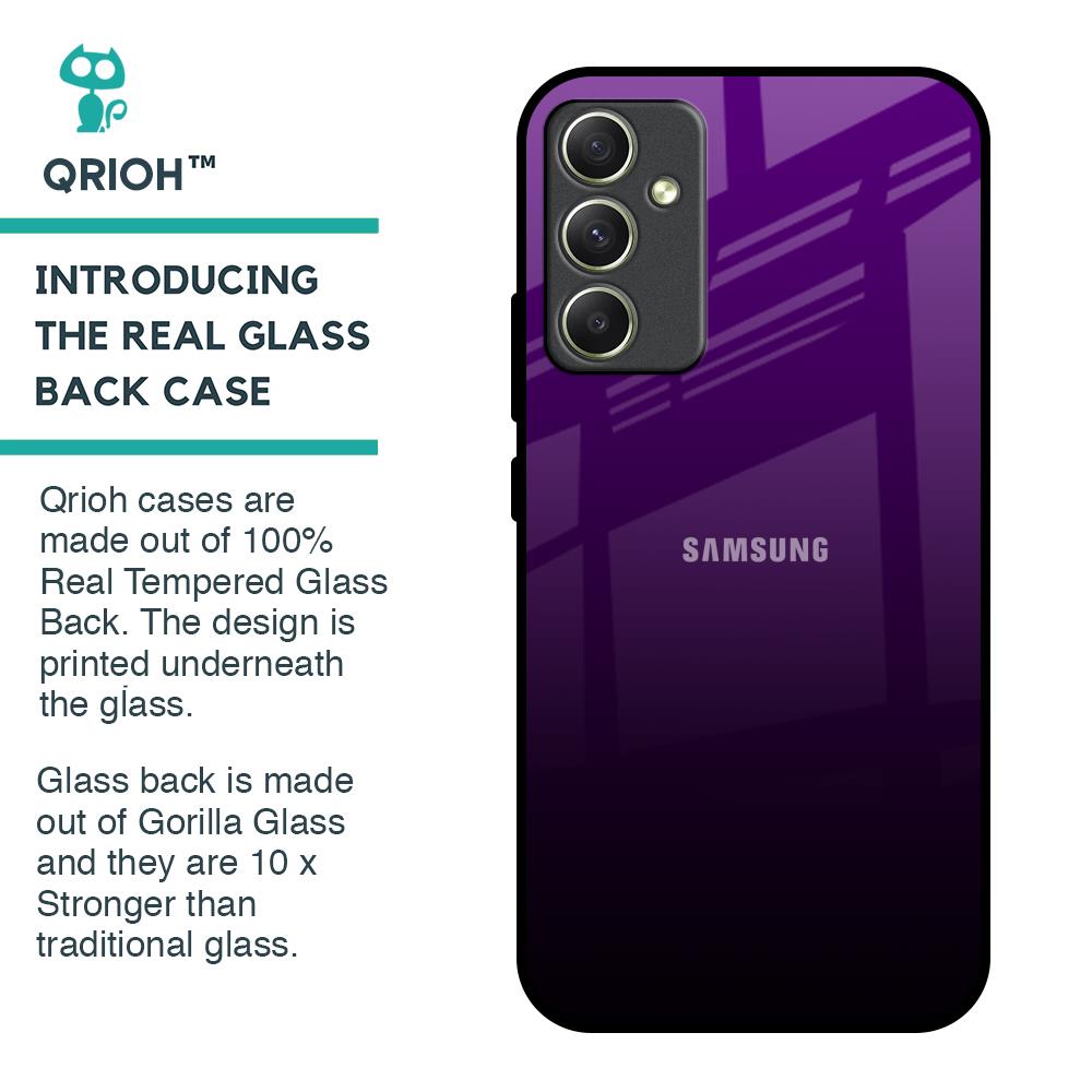 Harbor Royal Blue Glass Case For Samsung Galaxy A34 5G