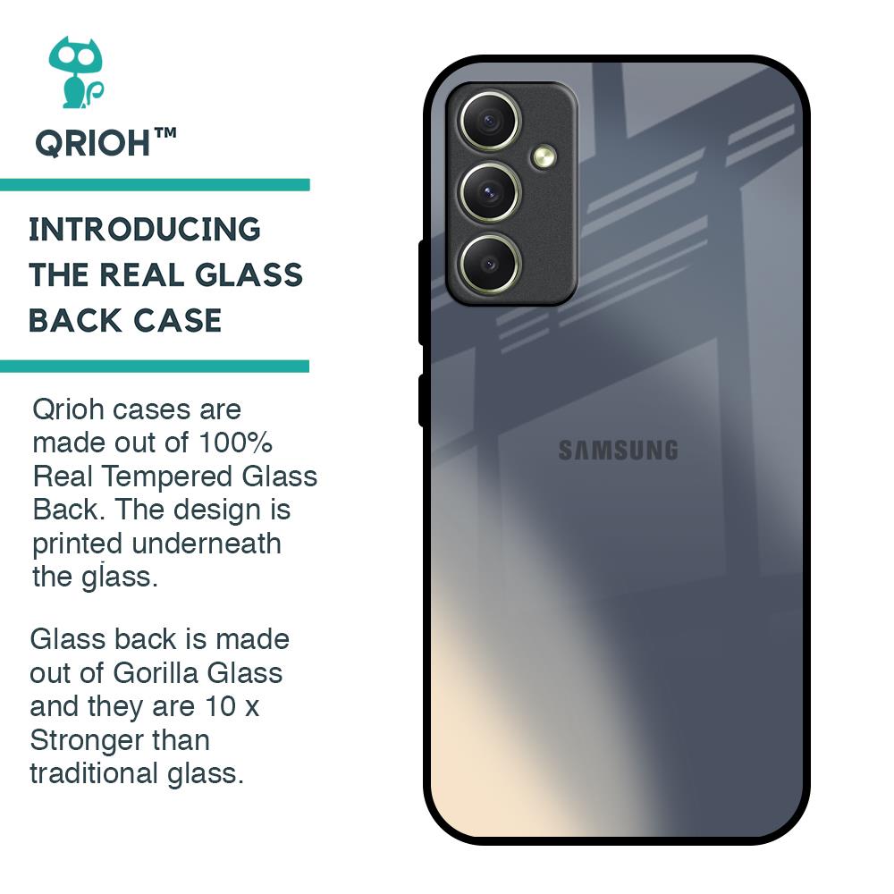 Metallic Gradient Glass Case for Samsung Galaxy A34 5G