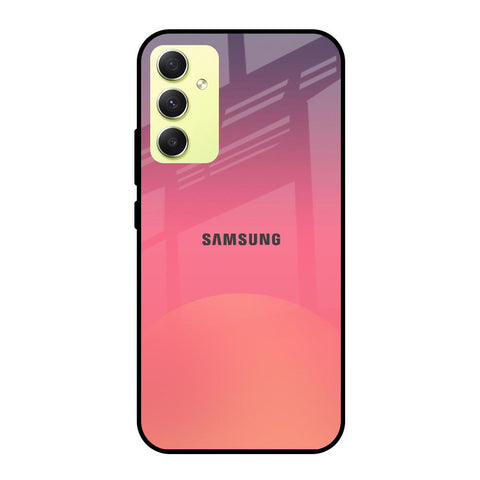 Sunset Orange Samsung Galaxy A34 5G Glass Cases & Covers Online