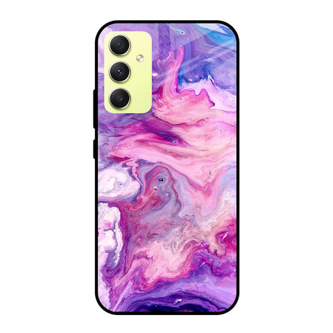Cosmic Galaxy Samsung Galaxy A34 5G Glass Cases & Covers Online
