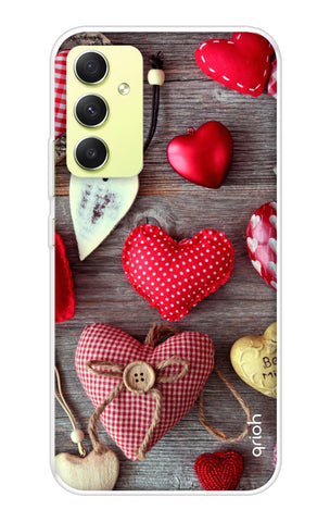 Valentine Hearts Samsung Galaxy A34 5G Back Cover