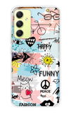 Happy Doodle Samsung Galaxy A34 5G Back Cover