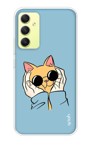 Attitude Cat Samsung Galaxy A34 5G Back Cover