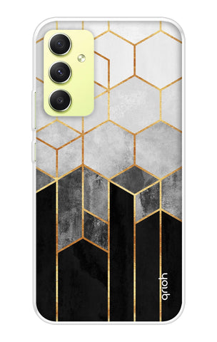 Hexagonal Pattern Samsung Galaxy A34 5G Back Cover