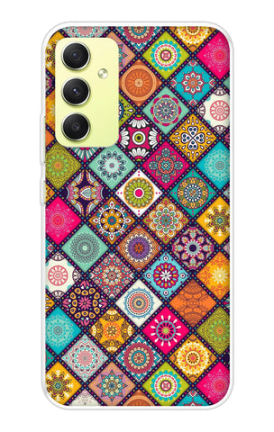 Multicolor Mandala Samsung Galaxy A34 5G Back Cover