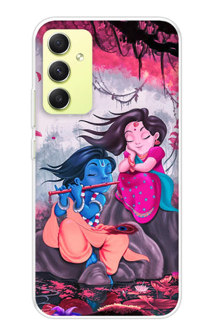 Radha Krishna Art Samsung Galaxy A34 5G Back Cover