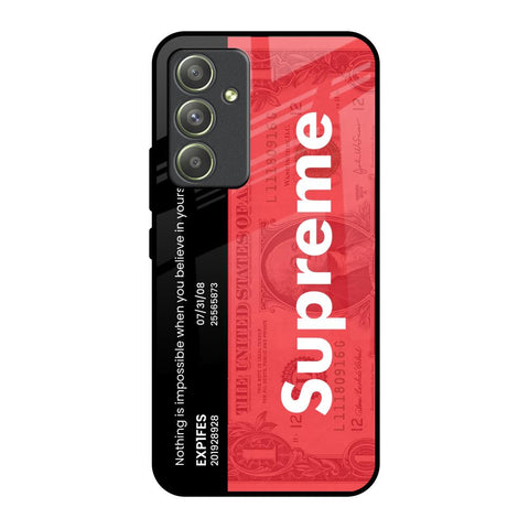 Supreme Ticket Samsung Galaxy A54 5G Glass Back Cover Online