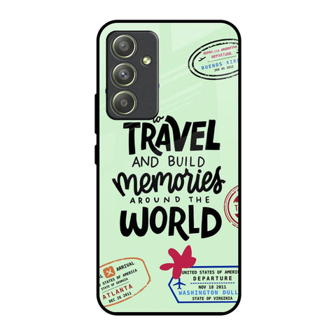 Travel Stamps Samsung Galaxy A54 5G Glass Back Cover Online