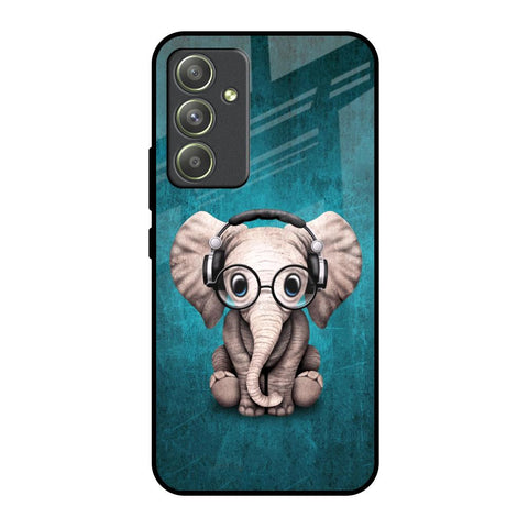 Adorable Baby Elephant Samsung Galaxy A54 5G Glass Back Cover Online