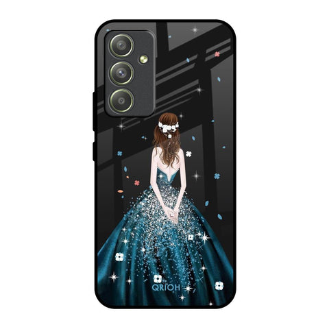 Queen Of Fashion Samsung Galaxy A54 5G Glass Back Cover Online