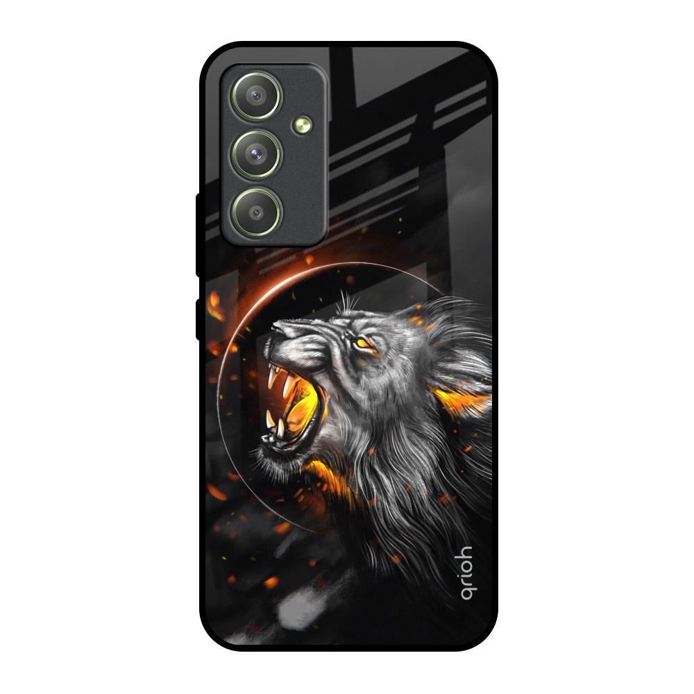 Aggressive Lion Samsung Galaxy A54 5G Glass Back Cover Online