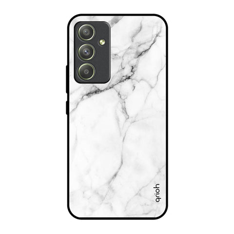 Modern White Marble Samsung Galaxy A54 5G Glass Back Cover Online